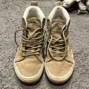 Vans Women's Tan High-Top Sneakers